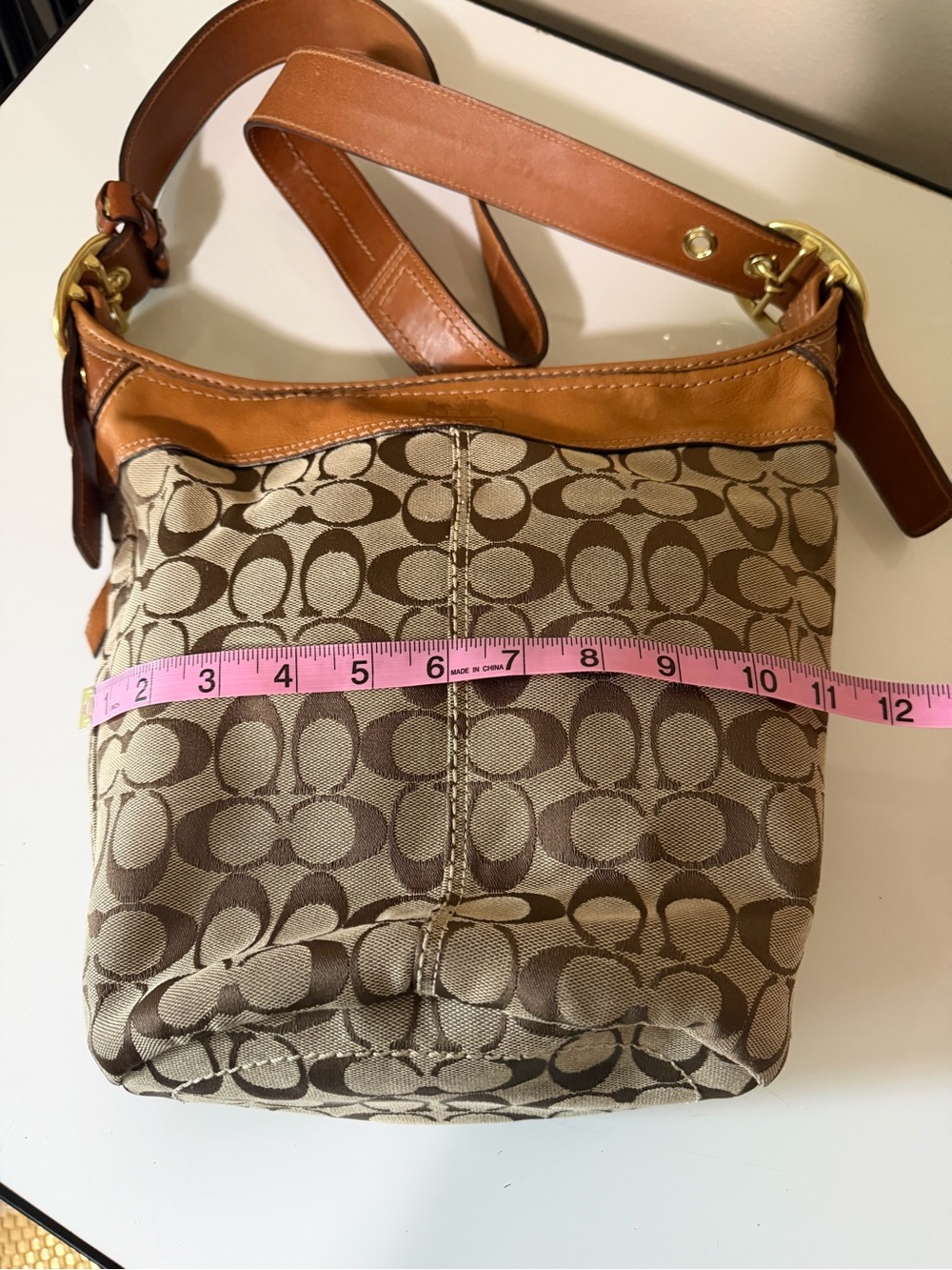 Y2K Coach Bleecker Signature Duffle Bag - Picture 7 of 14